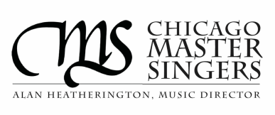 "MS" in script next to the words Chicago Master Singers